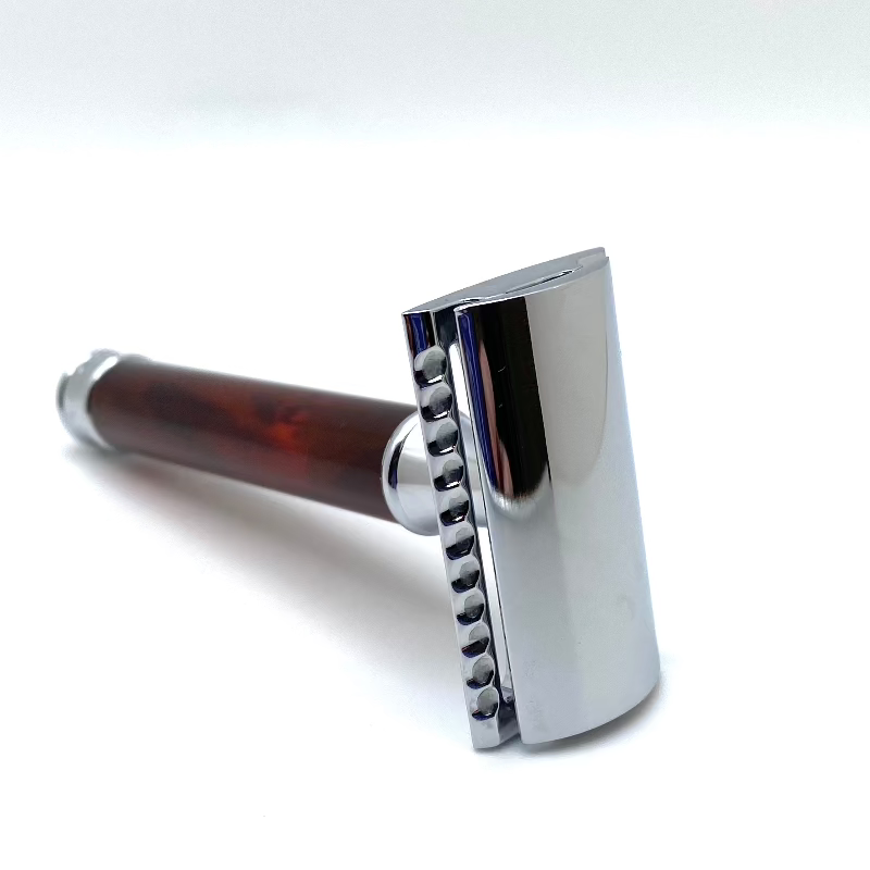 Pre-Owned - Muhle R 87 Faux Tortoise Shell - Double Edge Safety Razor