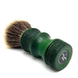 Ritual Shaving - Green Olive Wood w/ Scratch Rustication - 26mm Synthetic G5C Knot