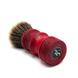 Ritual Shaving - Red Olive Wood w/ Scratch Rustication - 26mm Synthetic G5C Knot