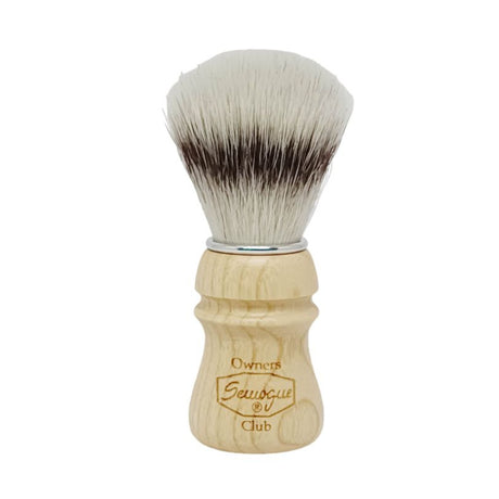 Semogue Owners Club - Ash Wood Handle - Synthetic Sylver Shaving Brush