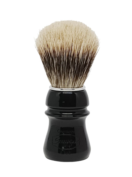 Semogue Owners Club - Black Resin Handle - Finest Badger Shaving Brush