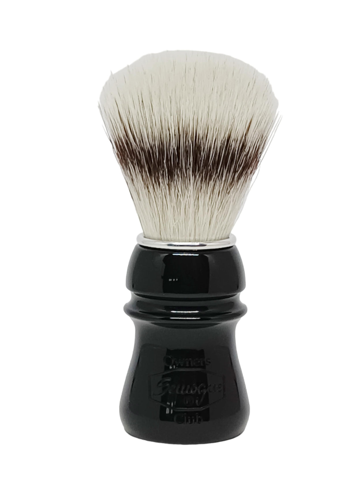 Semogue Owners Club - Jet Black Handle - Synthetic Sylver Shaving Brush