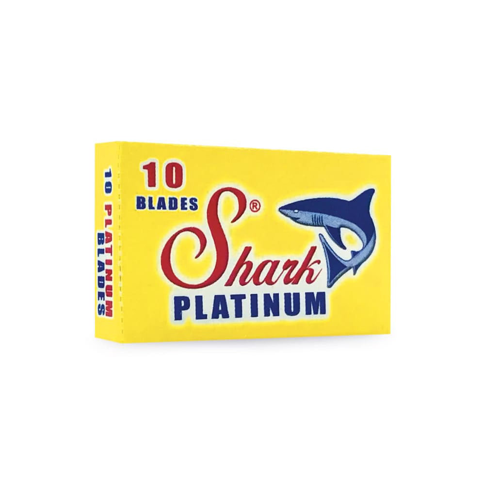 Shark - Platinum Double Edge Razor Blades - Pack of 10 Blades