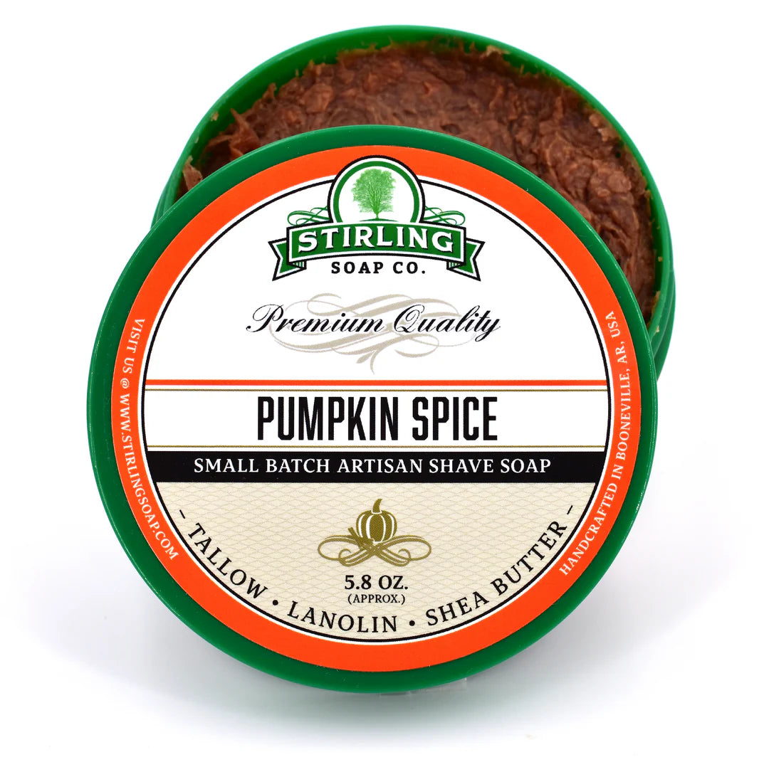 Stirling Soap Company - Pumpkin Spice - Shave Soap - 5.8oz