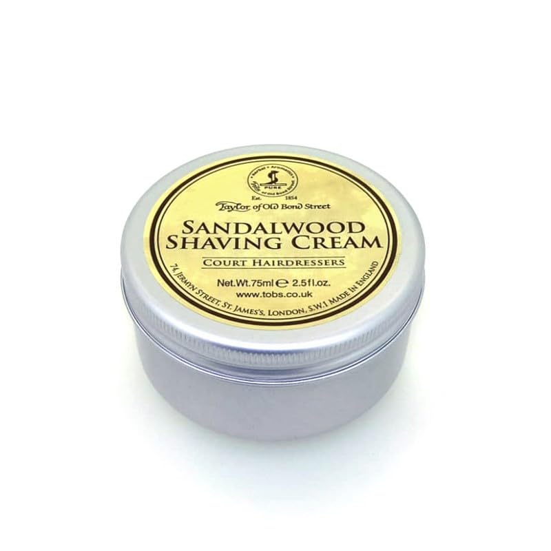 Taylor of Old Bond Street - Sandalwood Shaving Cream - Travel Size 75ml