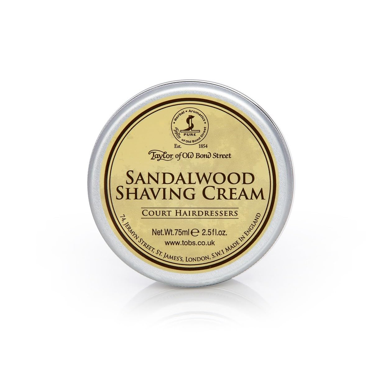 Taylor of Old Bond Street - Sandalwood Shaving Cream - Travel Size 75ml