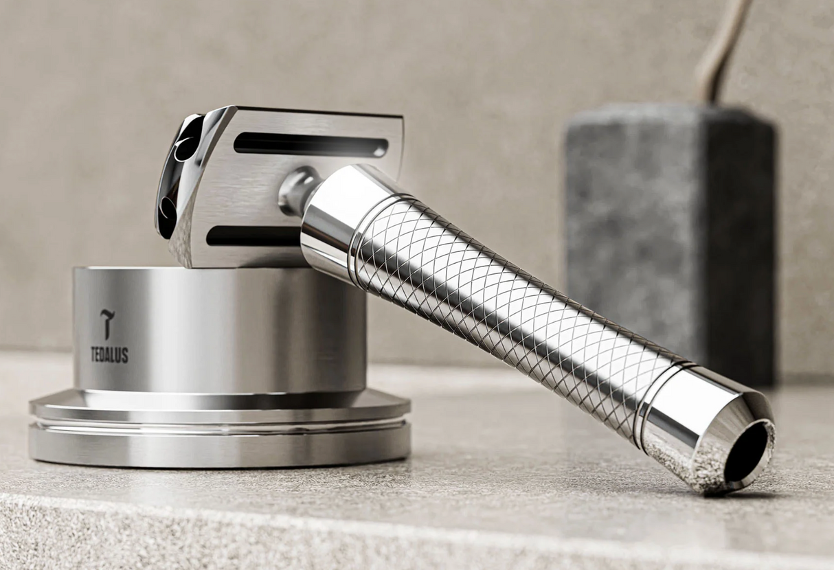 Tedalus - Velocity-ONE - 316L Stainless Steel - Double Edge Safety Razor