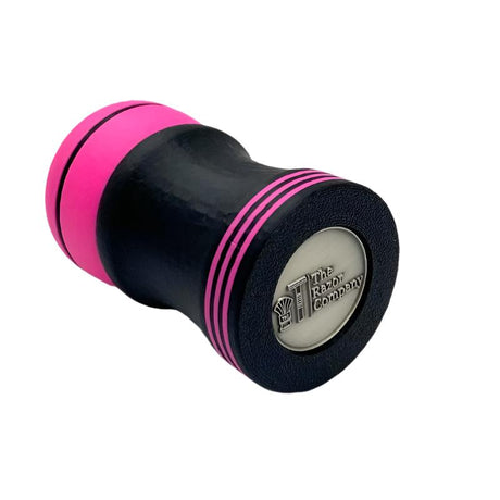 TRC - 3D Printed Shaving Brush - Black with Pink - 26mm