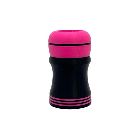 TRC - 3D Printed Shaving Brush - Black with Pink - 26mm