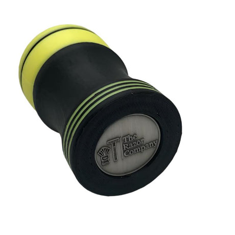 TRC - 3D Printed Shaving Brush - Black with Yellow GLOW - 26mm