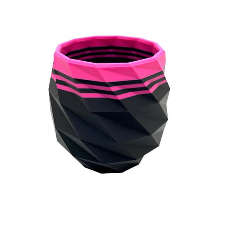 TRC - Brush Soaking Mug -  Black with Pink