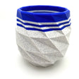 TRC - Brush Soaking Mug -  Marble & Royal Blue