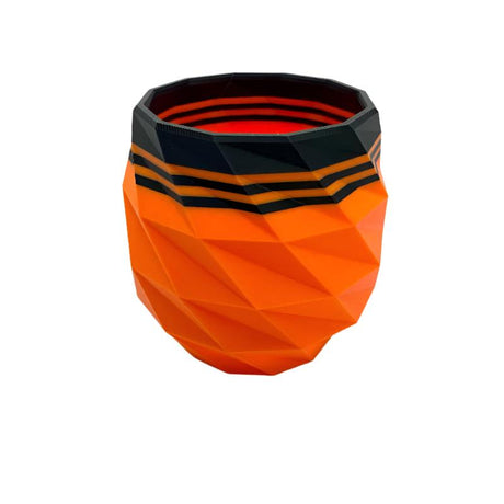 TRC - Brush Soaking Mug -  Orange with Black