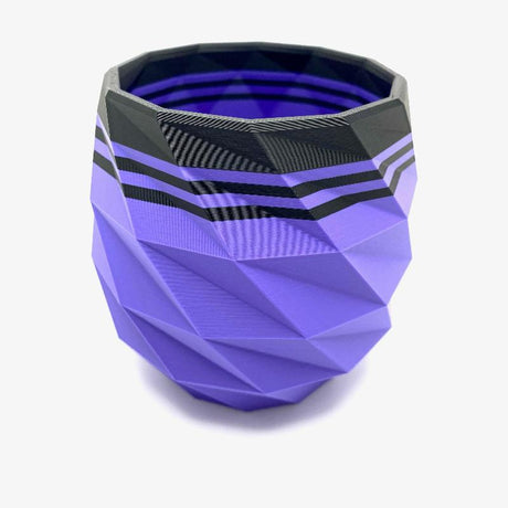 TRC - Brush Soaking Mug -  Purple with Black