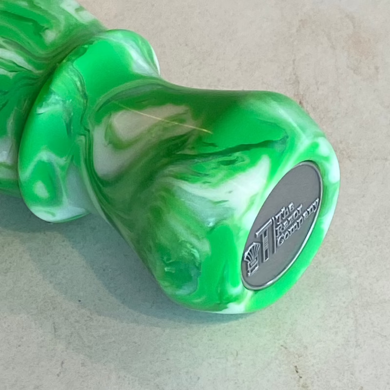 TRC - Frosted Shamrock - 26mm Synthetic AK4 Fan Knot - Matte Resin Handle