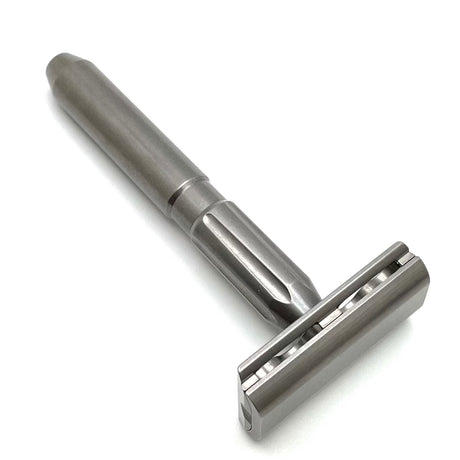 TRC - Stainless Steel Double Edge Safety Razor - Tumbled