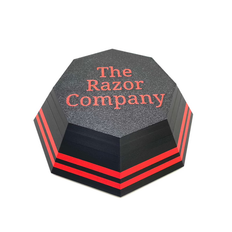 TRC - Unbreakable Lather Bowl - Black & Red Octagon