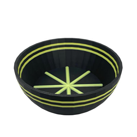 TRC - Unbreakable  Lather Bowl - Black with Yellow Glow