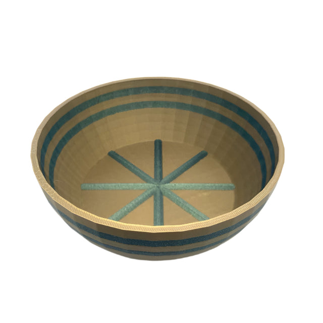 TRC - Unbreakable  Lather Bowl -  Bronze & Green Galaxy