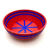 TRC - Unbreakable  Lather Bowl - Matte Red & Royal Blue