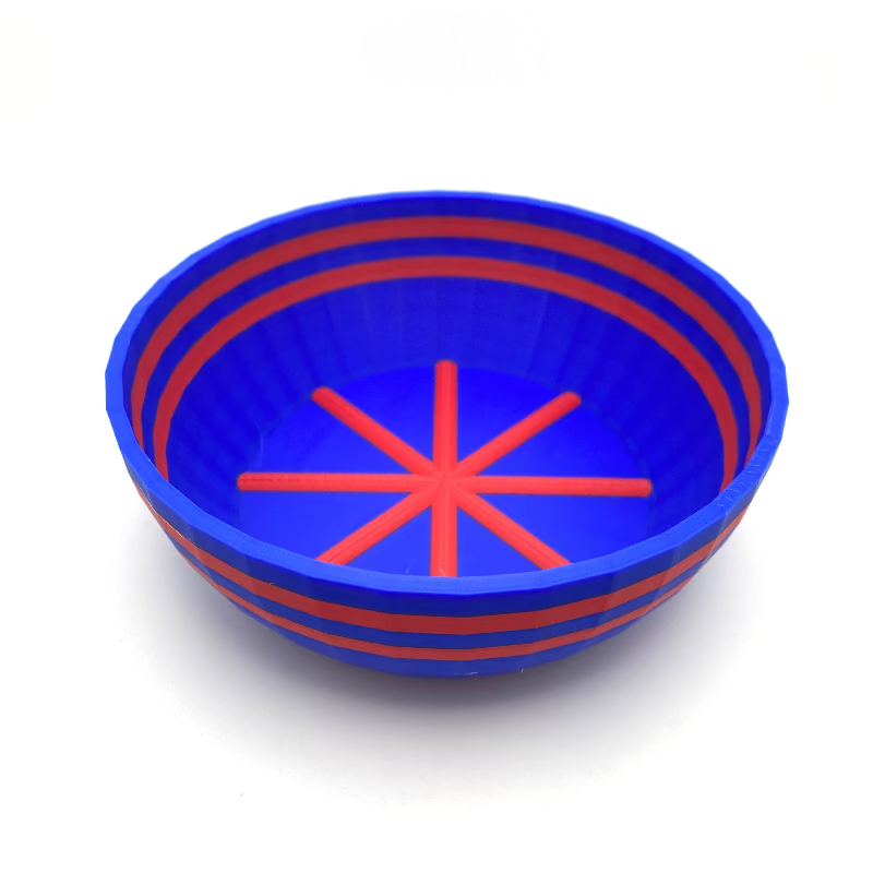 TRC - Unbreakable  Lather Bowl - Royal Blue & Matte Red