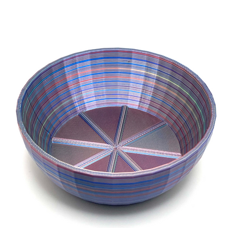 TRC - Unbreakable  Lather Bowl - Striped Plum