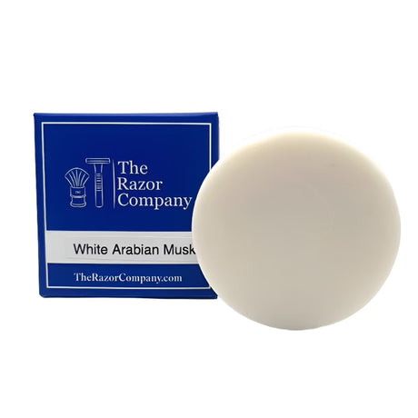 TRC - White Arabian Musk - Shaving Soap Puck - 4.5oz