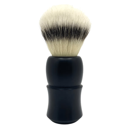 Turning By Tanz - 25mm Mule STF Custom Shave Brush - Matte Black