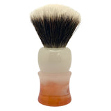 Turning By Tanz - 26mm G5C Custom Shave Brush - Purple Glow & Peach