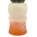 Turning By Tanz - 26mm G5C Custom Shave Brush - Purple Glow & Peach