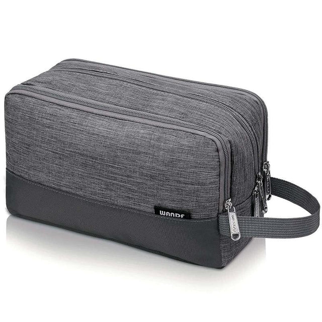 Wandf - Shaving and Grooming Travel Dopp Kit - Denim Grey