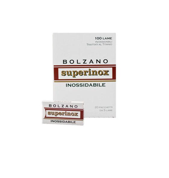 Bolzano Superinox - 100 Pack - Safety Double Edge Razor Blade