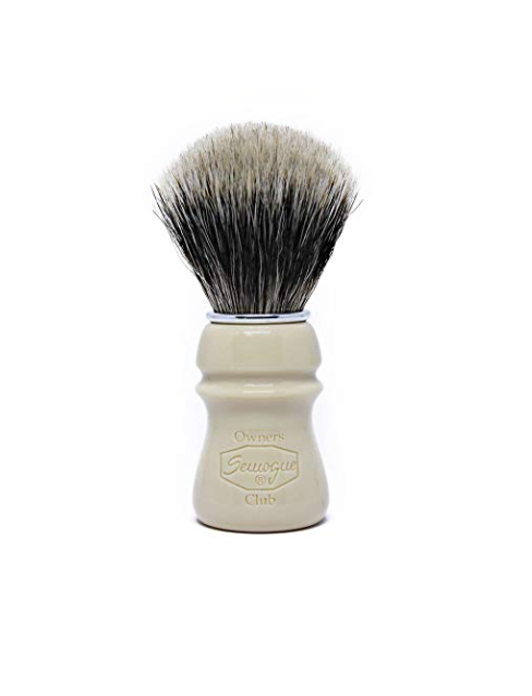 Semogue Owners Club - 2 Band Badger -Taj Resin  Shaving Brush