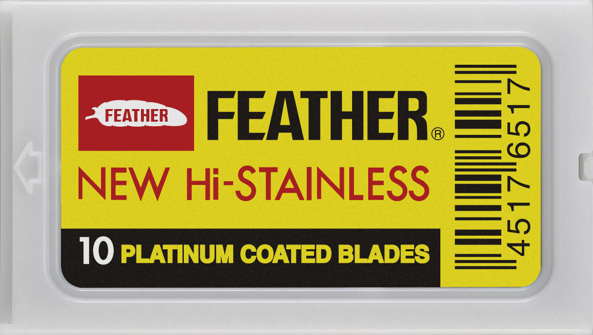 Feather Double Edge Safety Razor Blades 10 Count