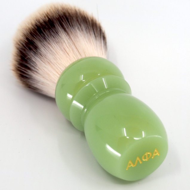 Alpha Brush & Shaving Co. - Classic Faux Jade Shaving Brush