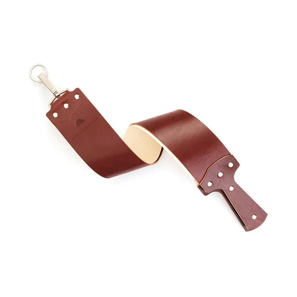 Ezra Arthur English Bridle Straight Razor Strop (Burgundy)