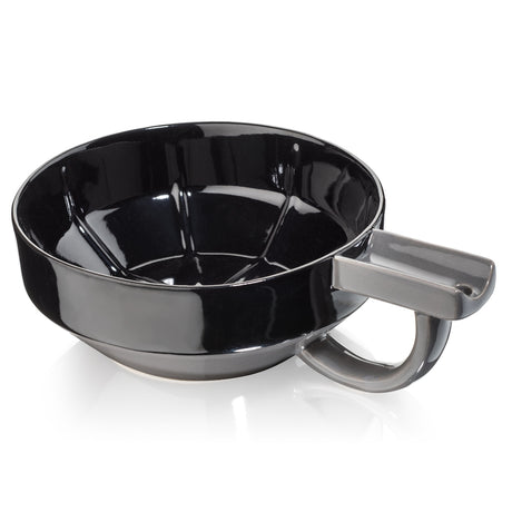 Fine Accoutrements - Lather Bowl - Black & Gray