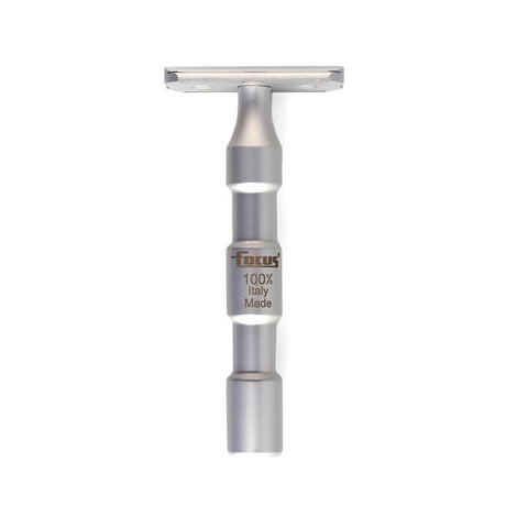 Focus - R51 Tritok Flat Double Edge Safety Razor - Silver