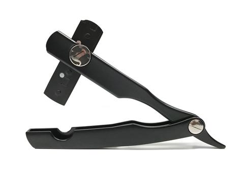 Irving Barber Co. - "Cerakoted" Black Shavette Razor