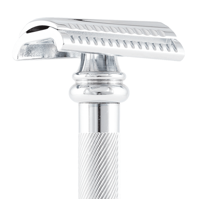 Merkur - 39C Polished Chrome Finish w/ Long Handle - Double Edge Safety Razor