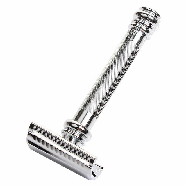 Merkur - 39C Polished Chrome Finish w/ Long Handle - Double Edge Safety Razor