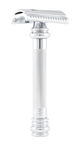 Merkur - 39C Polished Chrome Finish w/ Long Handle - Double Edge Safety Razor