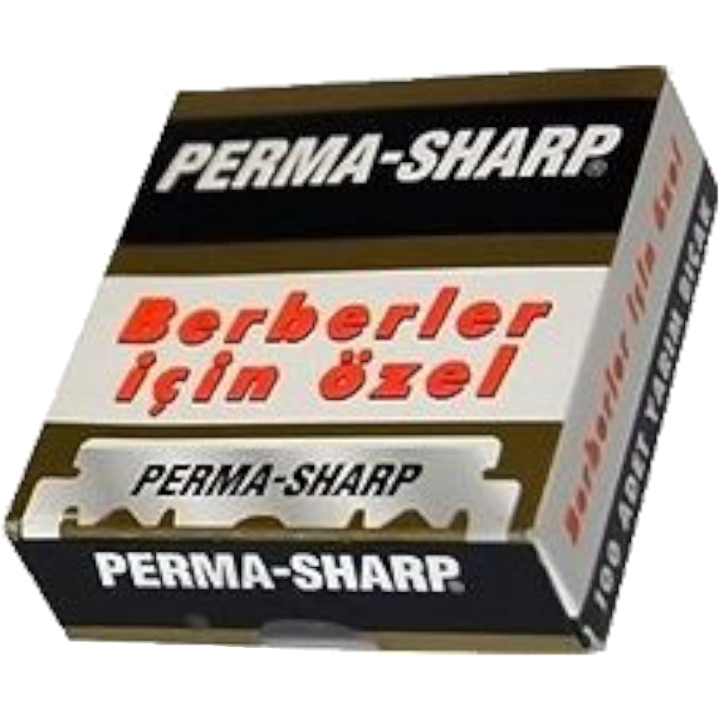 Perma-Sharp - Single Edge Razor Blades - Saloon Style - Pack of 100 Blades