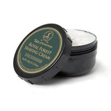 NOTE: The Taylor of Old Bond Street creams use a hot pour method and are sold by weight. It is quite normal for creams made in such a way to have irregular cavity structures and for their surfaces to not be completely smooth. This does not affect the quality of the cream and should not be considered a flaw.