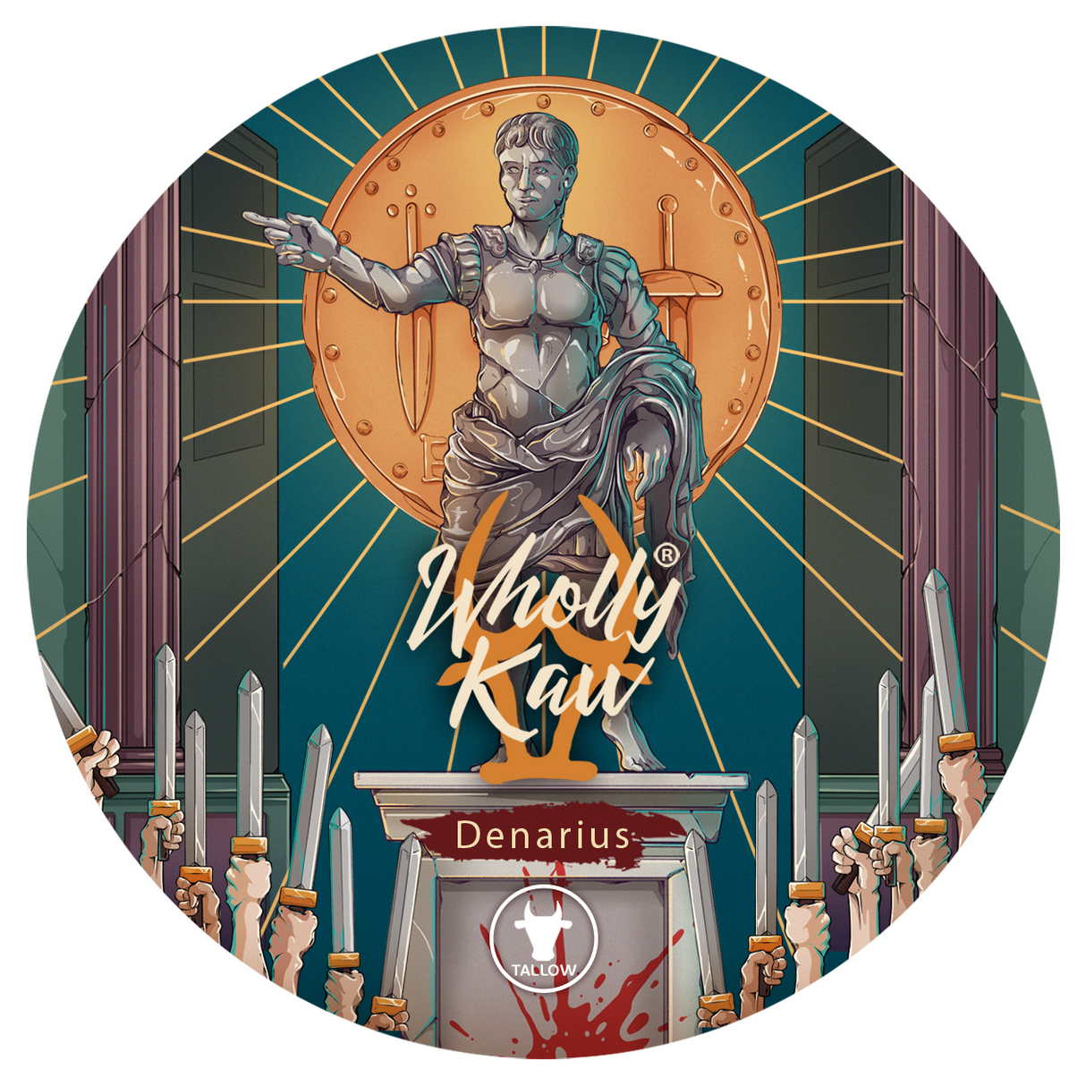 Wholly Kaw - Premium Shave Soap -  Denarius