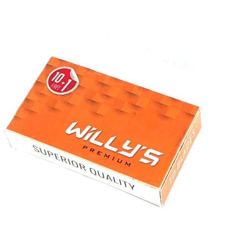 Willy's - Premium Double Edge Razor Blades - 10 Pack