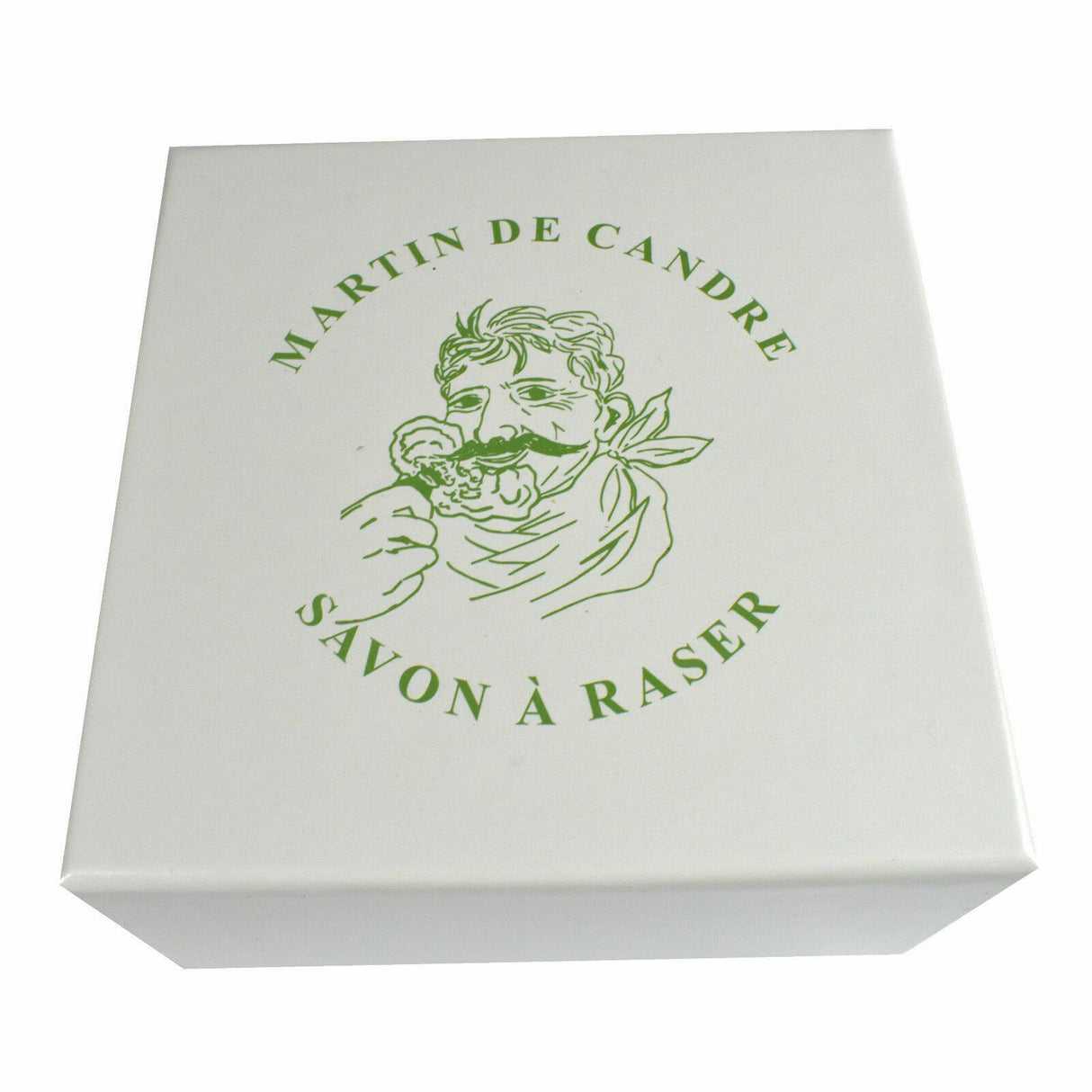 Martin de Candre Fougère Shaving Soap 200g (Fern) - Artisan Soap & 100% Vegan  Description Martin de Candre LIMITED EDITION Fougère Shaving Soap Le Savon à raser en Edition Limitée Fougère - Limited Edition Fougere Shaving Soap by Martin de Candre of France. This premium, luxury, handmade soap has added cologne made from twelve essential oils. 