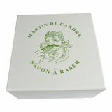 Martin de Candre Fougère Shaving Soap 200g (Fern) - Artisan Soap & 100% Vegan  Description Martin de Candre LIMITED EDITION Fougère Shaving Soap Le Savon à raser en Edition Limitée Fougère - Limited Edition Fougere Shaving Soap by Martin de Candre of France. This premium, luxury, handmade soap has added cologne made from twelve essential oils. 