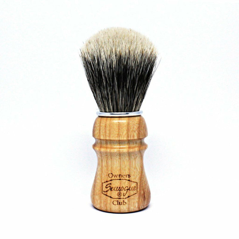 Semogue Owners Club - Ash Wood - Boar & Badger Blend Edition Shaving Brush